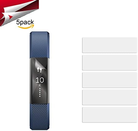 5 PACK Screen Protector for the fitbit Alta - Premium HD Ultra-Clear Cover Shield