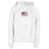 SWEATSHIRT WOMAN WHITE ELEGANT FLAG 