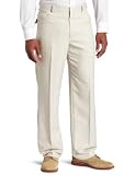 Kenneth Cole Reaction Men's Mini Windowpane Flat Front Dress Pant, String, 33x32
