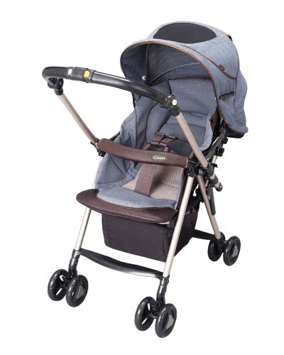 コンビ ベビーカー超軽量＆コンパクト リッコ W KW-530 スロウデニム画像