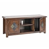 SEI Monticello Faux Slate Media Stand.