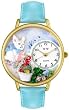 Whimsical Watches Unisex Easter Eggs Gold Watch G1220016