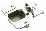 Amerock BP2811I12-14 3/8-Inch Overlay 2-Way Adjustable Concealed Matrix Grass Hinge, Nickel