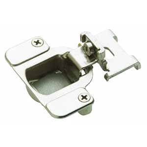 Amerock BP2811I12-14 3 8-Inch Overlay 2-Way Adjustable Concealed Matrix Grass Hinge, Nickel by 