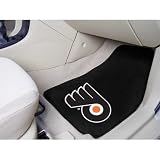 BSS - Philadelphia Flyers NHL 2-Piece Printed Carpet Car Mats (18x27")"