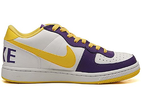Cover image : NIKE 【ナイキ】 TERMINATOR LOW(GS) 【ターミネーターLOW(GS)】 309570 175 ホワイト/パープル/イエロー