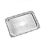 Wallace Silverplated Holloware Grand Baroque 18 1/2 x 13 1/2 Rectangular Serving Tray