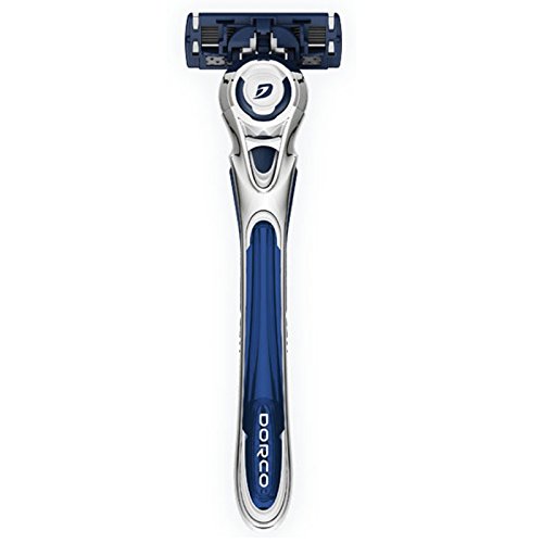 Dorco Pace 7 - Seven Blade Razor System with Trimmer (4 Blades + 1 Handle)