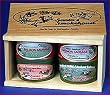 Four can smoked Alaska salmon in a beautiful wooden gift box