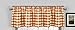lovemyfabric Poly Cotton Gingham Checkered Plaid Design Kitchen Curtain Valance Window Treatment-Orange