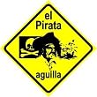 PIRATE CROSSING sign PIRATE WATERS