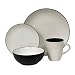 Corelle Hearthstone Stoneware Round 16-Piece Set, Service for 4, Royal White