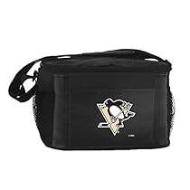 New NHL Hockey 2014 Team Color Logo 6 Pack Lunch Tote Bag Cooler - Pick Team (Pittsburgh Penguins)
