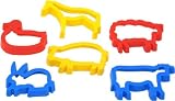 Plastic Animal Cutters (Set of 6)