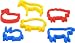 Plastic Animal Cutters (Set of 6)