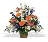 Sympathy Multi Color Flowers Bright Messages