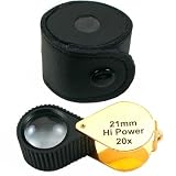 20X Jewelers Loupe Gold Tone Diamond Watch Coin Stamp
