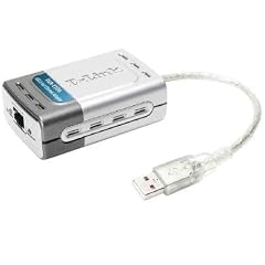 D-Link DUB-E100 NIC Fast USB RJ45 10/100 (USB 2.0) WOL