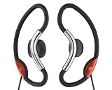 Sony Active Style Headphones with Soft Loop Hangers for All MP3, MP4, iPod, iPhone, Portable CD, Tape, Cassette Audio Players - Designed for Jogging, Walking, Exercising & Bike Riding