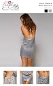 Forplay Sexy Elegance Clubwear , Gray, Small