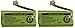 Replacement Battery BT184342 / BT284342 for Vtech CS6209 CS6219 CS6229 DS6121 DS6221 and More Cordless Telephones(2-Pack)