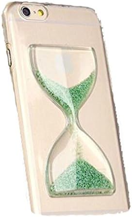 Okai Case for iPhone 6 plus, Fashion Creative Hourglass Timer Transparent Hard Case Cover for iphoen 6 plus 5.5-inch Hourglass - Green