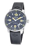 GV2 by Gevril Men's Stadium Automatic Stainless Steel Rubber Strap Watch #4012R
