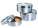 Butterfly Elite Stainless Steel Cake & Cookie Storage Canisters - 3 pieces
