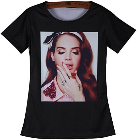 Unisex Lana Del Rey Shirt Rose Clothing for Women Men Size M