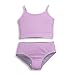 Girlfriends by Anita G - Toddler Girls 2 Piece Tankini Bathing Suit, Pink, White (Size 2T)