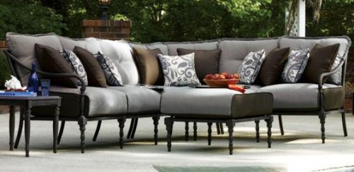 Summer Solstice 4pc Sectional 4piece Slate Patina