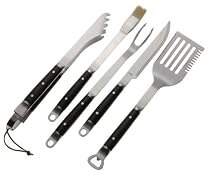 Mr. Bar-B-Q 5-Piece Diamond Prestige Forged Stainless-Steel Tool Set