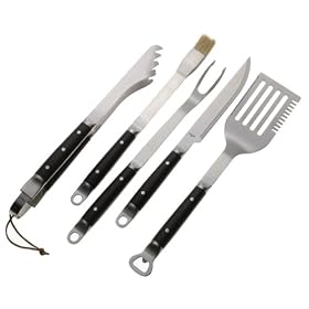 Mr. Bar-B-Q 5-Piece Diamond Prestige Forged Stainless-Steel Tool Set by Mr. Bar-B-Q