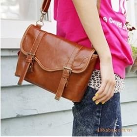 Cosmos &reg; New Classic Vintage Casual Brown Shoulder Pu Leather Camera Bag for Canon... by Cosmos