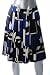 Colored Skirts - Lauren by Ralph Lauren A-Line Silk Skirt Color BLK MULTI (multi colored) 12