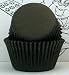 Black Greaseproof Baking Cup Cupcake Liners - Pack of 100