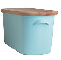 Nigella Lawson Living Kitchen Bread Bin Beech/Blue