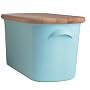 Nigella Lawson Living Kitchen Bread Bin Beech/Blue