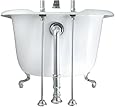 Elizabethan Classics ECSSLCP Model SSL Straight Bath Supplies, Chrome