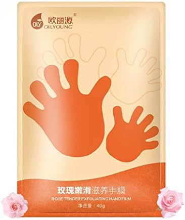 5pair Rose Essence Hand Mask Skin Care Smoothing Whitening Moisturizing Hand Gloves Mask