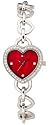 Tommy Hilfiger Women's Heart Red Mother Of Pearl Dial Watch #1700295
