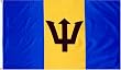Barbados National Country Flag - 3 foot by 5 foot Polyester (New)