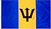 Barbados National Country Flag - 3 foot by 5 foot Polyester (New)