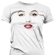 Marilyn Monroe Classic Face Juniors T-shirt, Women's Juniors Signature Shirts