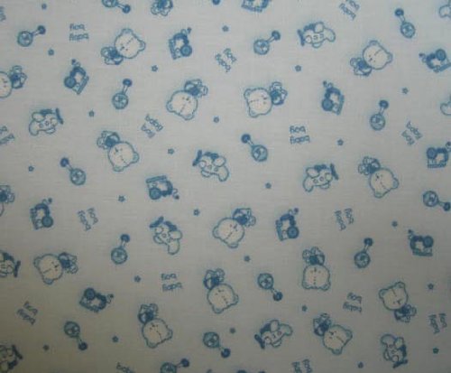 Picture of Cozy SheetWorld Fitted Pack N Play (Graco Square Playard) Sheet - Baby Boy Toys - Made In USA PP3636-W251 (Playard Bedding)