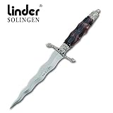 Linder Stainless Steel Kris Dagger w/ Perlex Handle