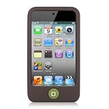 Smoke Minisuit Touch Case - Silicone skin design cases for Apple iPod Touch 4g 4th Generation bonus screen protector + Minisuit LCD Cleaner