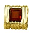 14K Yellow Gold Mozambique Garnet Pendant