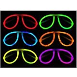 41HKa4g2KpL. SL160  Fancy Dress Accessories   Glow In The Dark Glasses   Pink