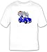 T-shirt with car, car-wash, elephant, washing